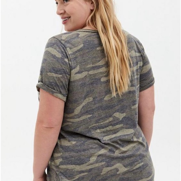 Torrid Camo Print Tee - Picture 3 of 8